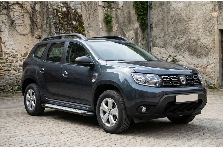 Renault Duster 2018–2024 Allmond Grey -sivuporrassarja (2 kpl, alumiini) Image