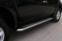 Fiat Fullback 2016– Maydos V2 sivuportaat (2 kpl, alumiini ↗ ruostumaton teräs) kuva 3