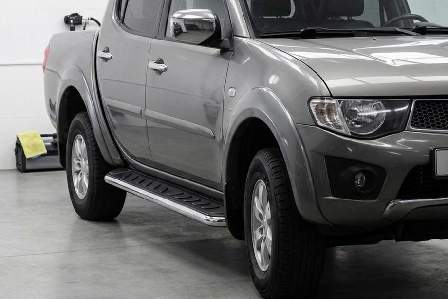 Fiat Fullback 2016– Maydos V1 sivuastinlaudat (2 kpl, alumiini / ruostumaton teräs) Image
