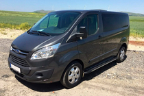 Ford Custom 2013–2022 Bosphorus Grey -sivuastinlaudat (2 kpl, alumiini) kuva 2