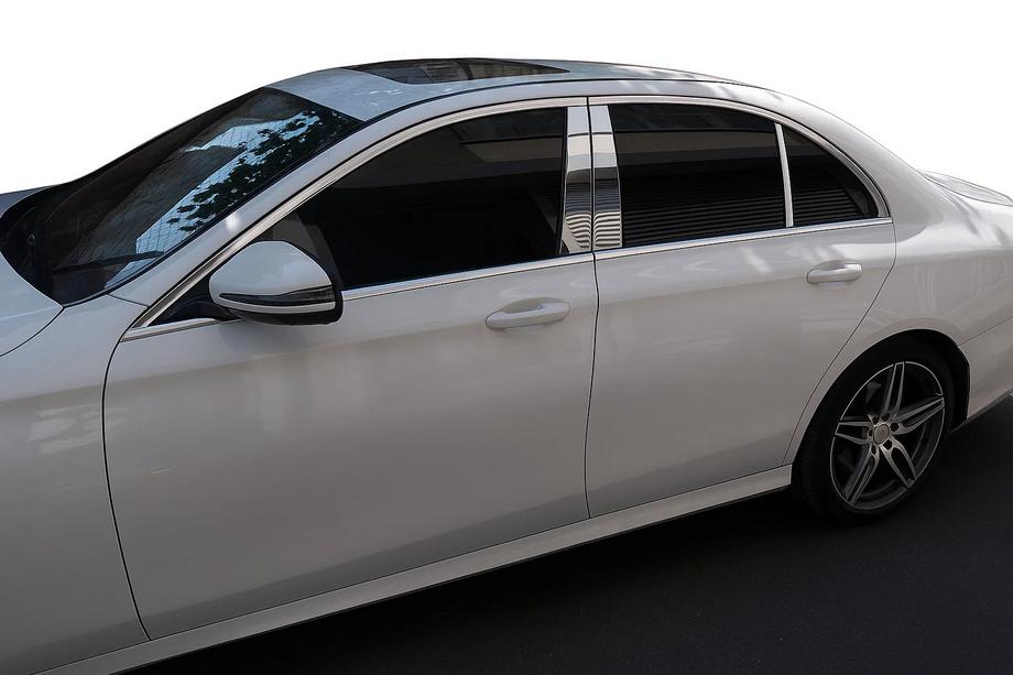 Mercedes E-class W213 2016–2023 Pilarilistat (ruostumaton teräs) Image