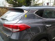 Hyundai Tucson TL 2016–2021 Kolmionmuotoinen takaluukun kannen koristelista (ruostumaton teräs) kuva 2