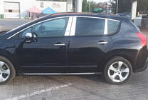 Peugeot 3008 2008–2016 Pilarilistat (ruostumaton teräs) kuva 2
