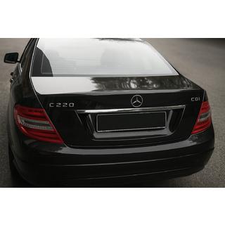 Kromilista rekisterikilven yläpuolelle (ruostumaton teräs) Mercedes C-sarja W204 2007–2015 kuva 1