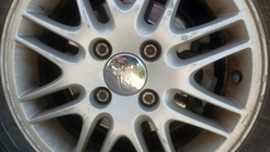 Ford Vanteen keskikapselit 68,5/50 mm kromi (4 kpl) kuva 1