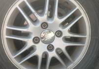 Ford Vanteen keskikapselit 68,5/50 mm kromi (4 kpl) kuva 4