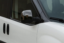 Opel Combo 2012–2018 Peilinkuoret musta kromi (2 kpl, muovi) kuva 1