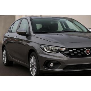 Peilinkuoret musta kromi (2 kpl, muovi) Fiat Tipo 2016– kuva 1