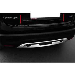 Takaluukun reunalista Musta kromi (ruostumaton teräs) Nissan Qashqai 2014–2021 kuva 1