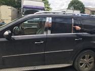 Mercedes GL-sarja X164 2006–2012 Ovipilarilistat (6 kpl, ruostumaton teräs) kuva 2