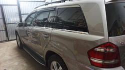 Mercedes GL-sarja X164 2006–2012 Ikkunoiden alareunan kromilistat (6 kpl, ruostumaton teräs) kuva 4