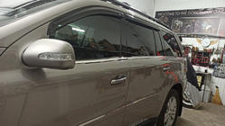 Mercedes GL-sarja X164 2006–2012 Ikkunoiden alareunan kromilistat (6 kpl, ruostumaton teräs) kuva 9