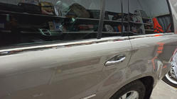 Mercedes GL-sarja X164 2006–2012 Ikkunoiden alareunan kromilistat (6 kpl, ruostumaton teräs) kuva 12