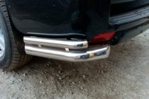 Toyota Land Cruiser Prado 150 2009–2023 Takakulmaputket AK003 – tupla (ruostumaton teräs) kuva 3