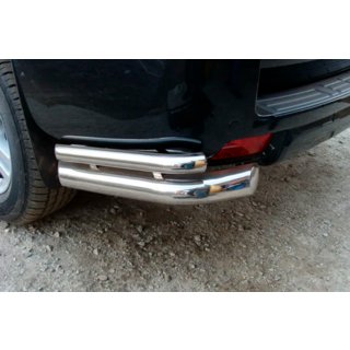 Takakulmaputket AK003 – tupla (ruostumaton teräs) Toyota Land Cruiser Prado 150 2009–2023 kuva 3