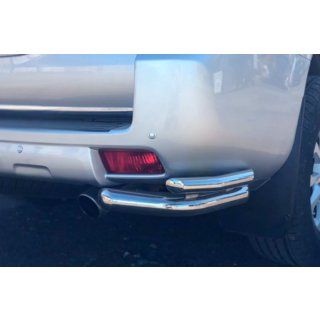 Takakulmaputket AK003 – tupla (ruostumaton teräs) Toyota Land Cruiser Prado 150 2009–2023 kuva 2