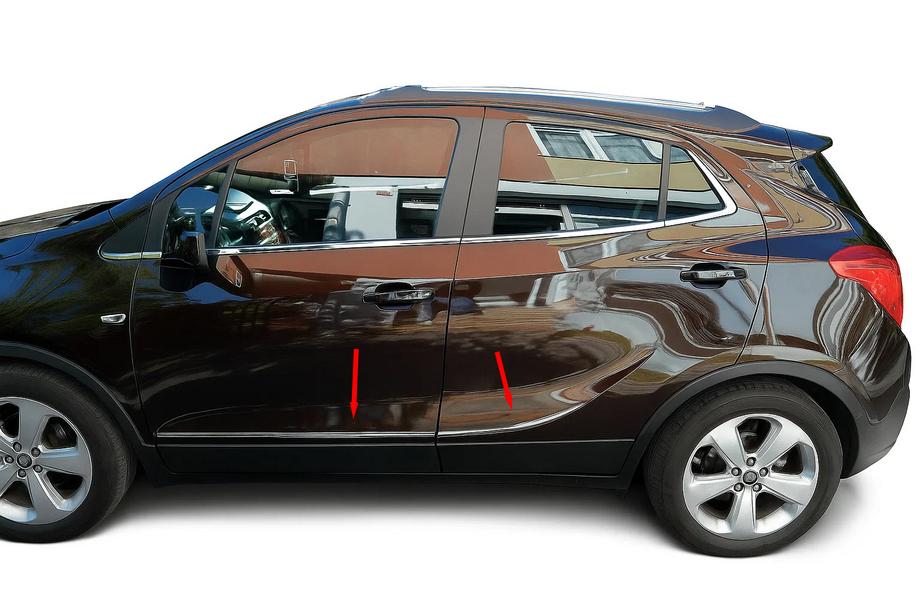 Opel Mokka 2012–2021 Ovilistat Tit-designs (ruostumaton teräs) Image