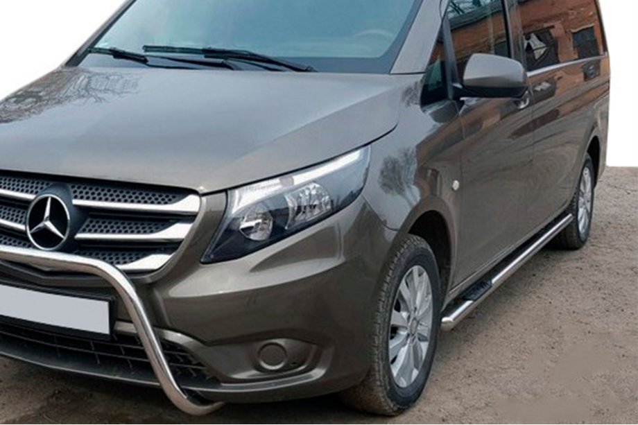 Mercedes Vito/V-class W447 2014– Sivuputket 2 kpl (RST) d60, pitkä akseliväli (L3) Image