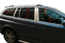 SsangYong Kyron 2005–2014 Ikkunoiden täydellinen kehyslista (ruostumaton teräs) kuva 1