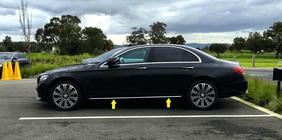 Mercedes C-class W205 2014–2021 Koristelistan peitelistat V1 (ruostumaton teräs) kuva 3