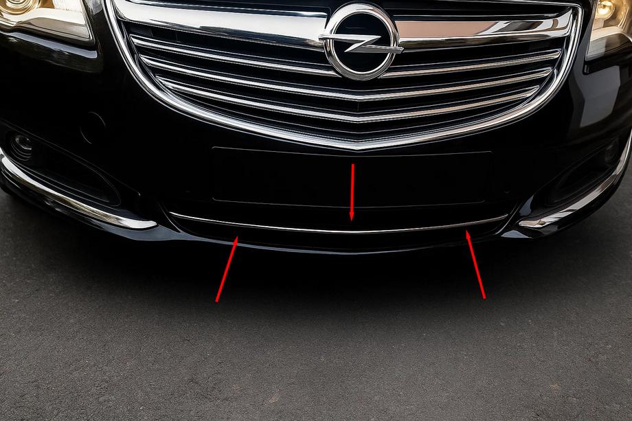 Opel Insignia 2008–2017 Puskurin säleikkölistat (ruostumaton teräs) Image