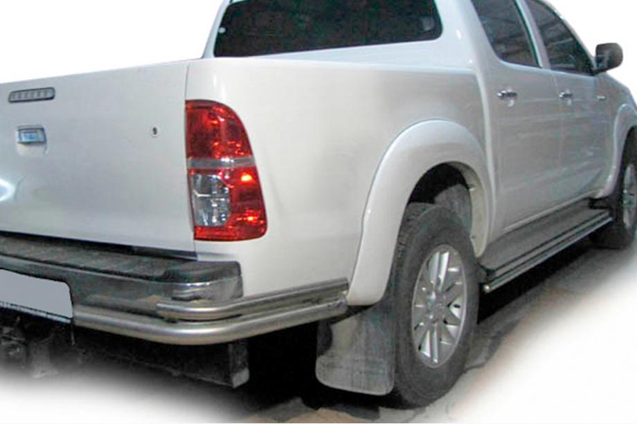 Toyota Hilux 2006–2015 Takakulmat AK003-Double (ruostumaton teräs) Image