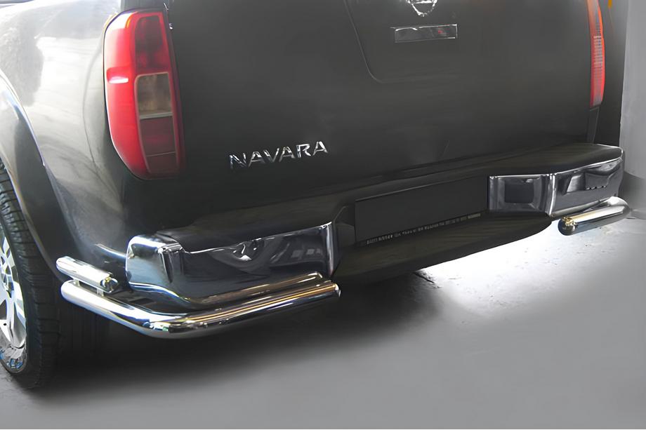 Nissan Navara 2006–2015 Takasuojakaari AK003 - kaksois (RST) Image