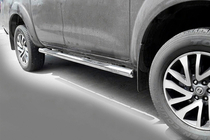 Nissan Navara/NP300 2016– Sivusuojaputket (2 kpl, ruostumaton teräs) kuva 1
