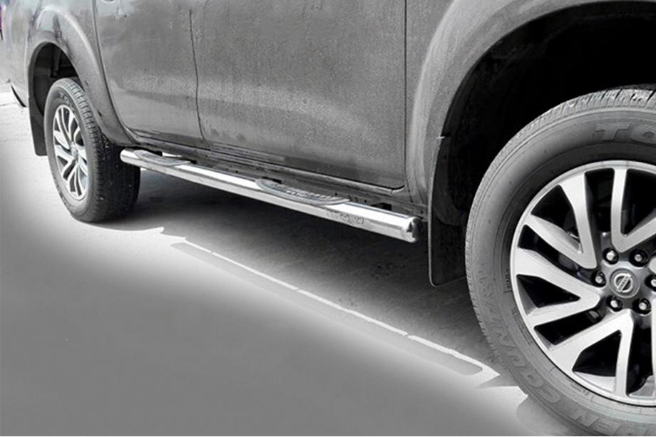Nissan Navara/NP300 2016– Sivusuojaputket (2 kpl, ruostumaton teräs) Image