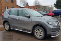 Nissan X-trail T32/Rogue 2014–2021 Sivusuojaputket (2 kpl, ruostumaton teräs) kuva 5