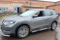 Nissan X-trail T32/Rogue 2014–2021 Sivusuojaputket (2 kpl, ruostumaton teräs) kuva 2