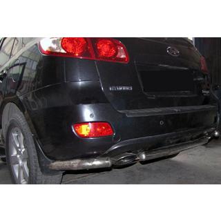 Takakaarten kulmapalat keskiosaan AK0073 (2 kpl, ruostumaton teräs) Hyundai Santa Fe 2 2006–2012