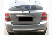 Kia Sorento I BL 2002–2009 Takakaari AK002 - tupla (ruostumaton teräs) kuva 2