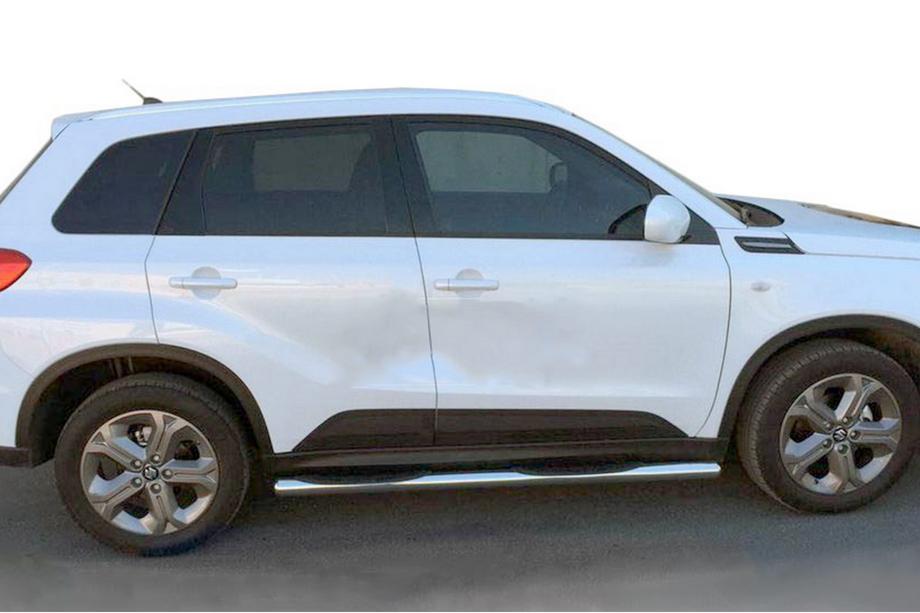 Suzuki Vitara 2015– Sivusuojaputket (2 kpl, ruostumaton teräs) Image