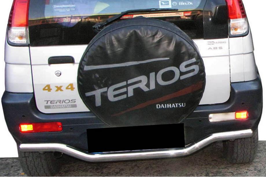 Daihatsu Terios 2003–2005 Takakaari AK007 (ruostumaton teräs) Image
