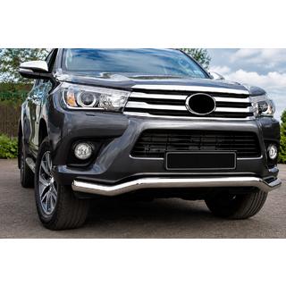 Etusuojaputki ST007 (ruostumaton teräs) Toyota Hilux 2015–