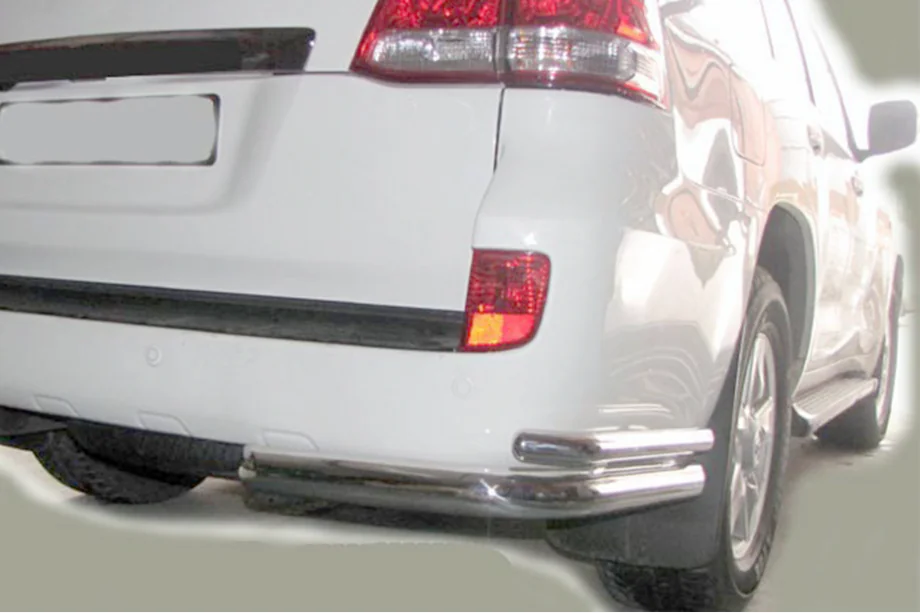 Toyota Land Cruiser 200 2007–2021 Takakulmat AK003-Double (2 kpl, ruostumaton teräs) Image