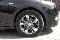 Renault Megane III 2009–2016 Pyöränkaaren kaarilistat (8 kpl, mustat) HB – metalli kuva 4