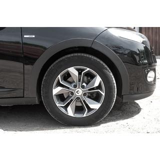 Pyöränkaaren kaarilistat (8 kpl, mustat) Renault Megane III 2009–2016 kuva 4