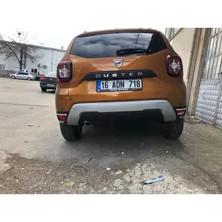 Takapuskurin heijastimien kromilistat 2 kpl, ruostumaton teräs Renault Duster 2018–2024 kuva 3