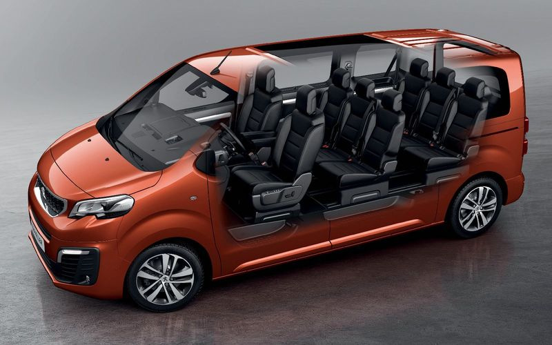 Peugeot Traveller -minibussin koeajo