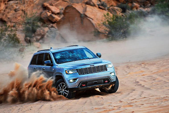 Jeep Grand Cherokee Trailhawk -maastoauton koeajo