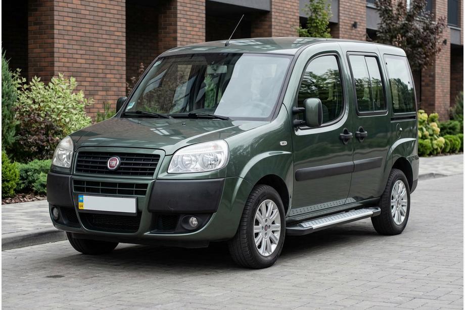 Fiat Doblo I 2005–2010 Allmond Grey sivuportaat (2 kpl, alumiini) Vakiokiinnityssarja Image