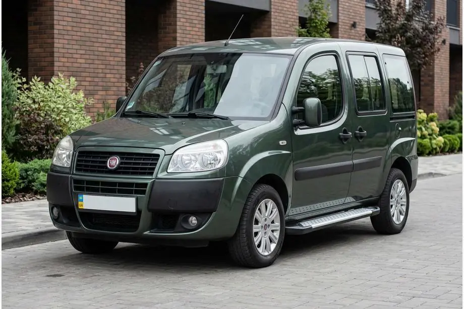 Fiat Doblo I 2005–2010 Allmond Grey sivuportaat (2 kpl, alumiini) Image