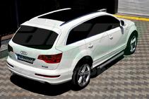 Audi Q7 2005–2015 Allmond Grey -sivuporrassarja (2 kpl, alumiini) kuva 4