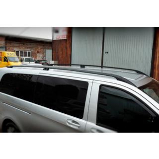 CAN mustat kattokaiteet, alkuperäinen design (metallijalat) Mercedes Vito/V-class W447 2014– kuva 3