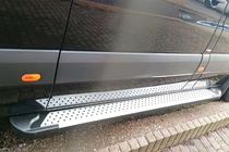 Volkswagen Crafter 2006–2016 Sivukynnykset Allmond Grey (2 kpl, alumiini) kuva 1