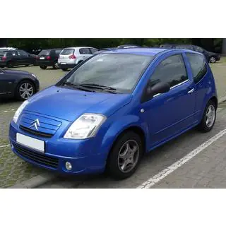 Ulkopuoliset ikkunalistat (2 kpl, ruostumaton teräs) Citroen C-2 2003–2009 kuva 1