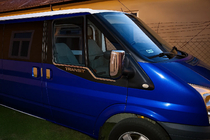 Ford Transit 2000–2014 Ikkunalistat (2 kpl, ruostumaton teräs) kuva 4