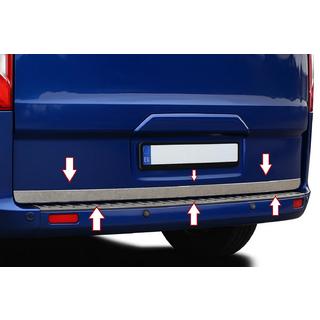 Takalukun reunalista (ruostumaton teräs) Ford Custom 2013–2022 kuva 1